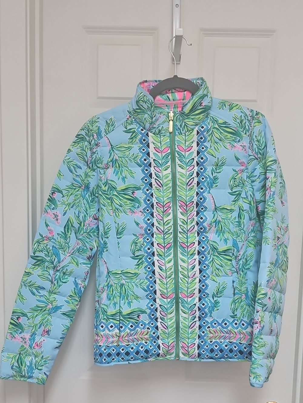 Lilly Pulitzer Maeven Reversable Jacket- Size Small